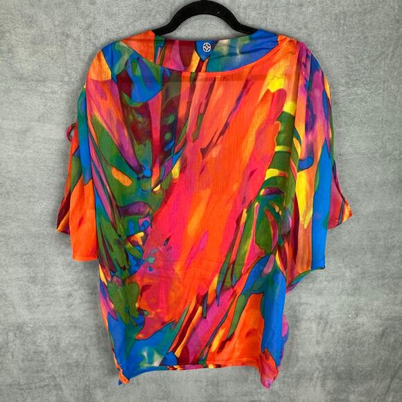 Natori Swim Coverup Womens Extra Small/Small Bengal Embellished Beachy Resort - Picture 6 of 13